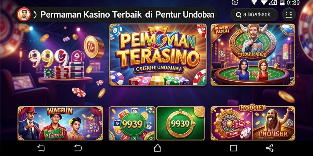Tampilan permainan Kasino yang menarik saat bermain di 9939.