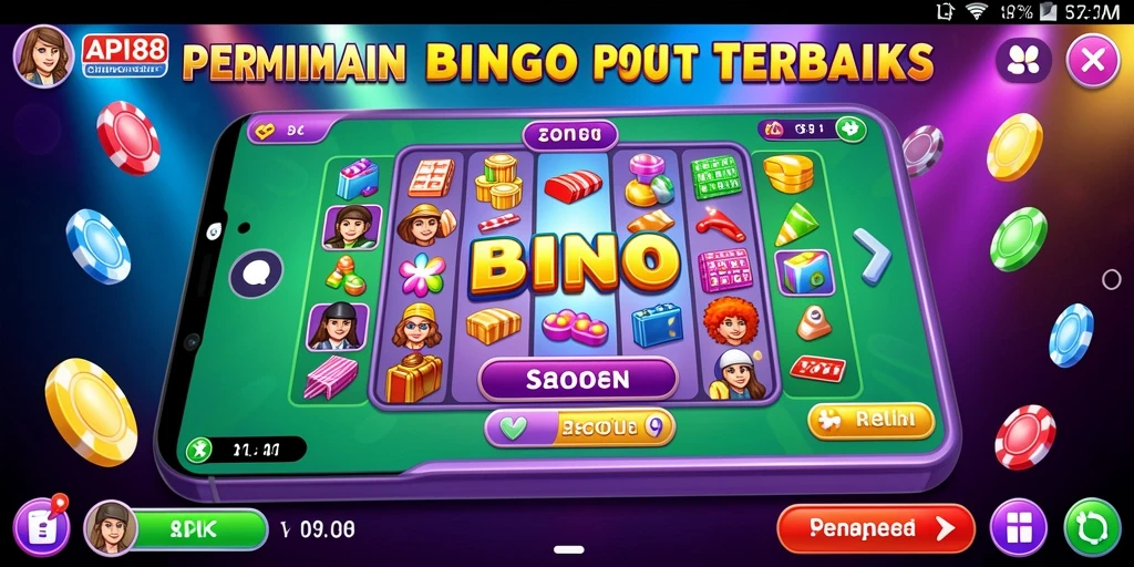 Tampilan gameplay menyenangkan dalam permainan Bingo API88.