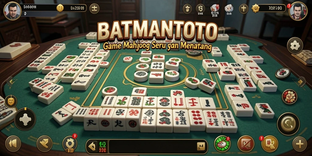 Tampilan gameplay menarik dari permainan Mahjong BATMANTOTO.