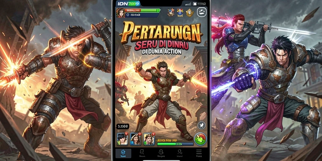 Gameplay seru dengan aksi mendebarkan di IDN789.