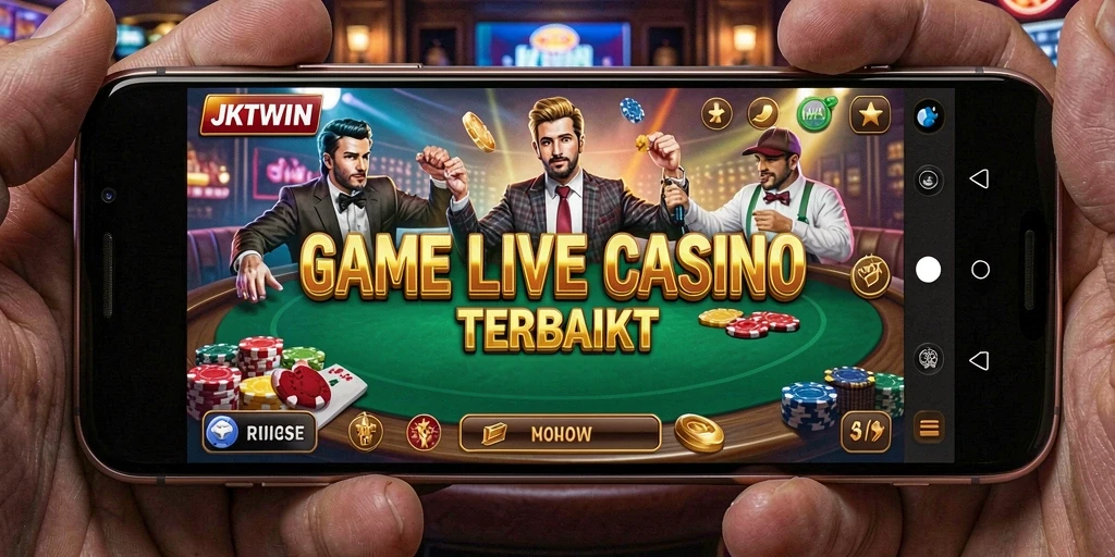 Screenshot JKTWIN menampilkan gameplay Live Casino yang menarik dan interaktif.