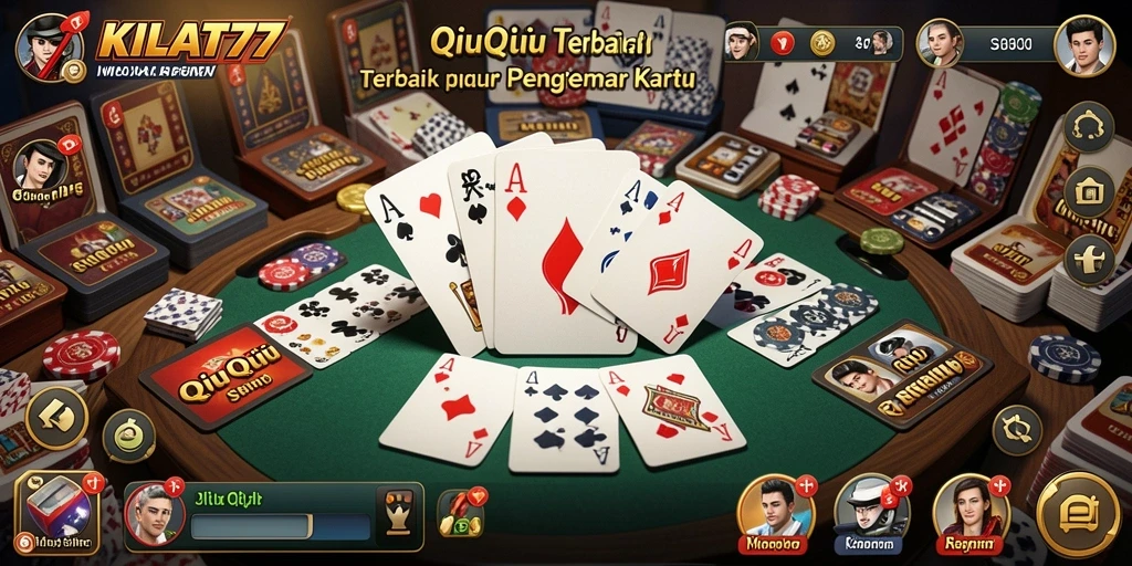 Tampilan utama gameplay QiuQiu KILAT77 yang menarik dengan fitur interaktif.