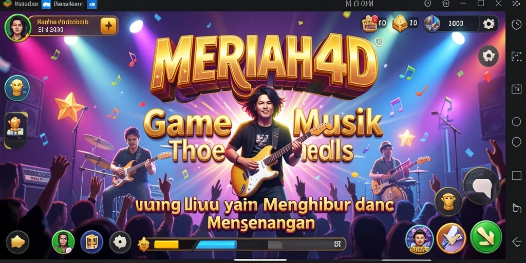 Gameplay MERIAH4D yang penuh musik dan tantangan interaktif.