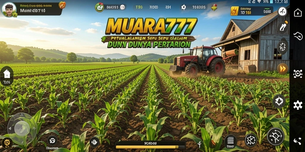 Tampilan menarik yang menunjukkan pengalaman bertani dalam MUARA777.