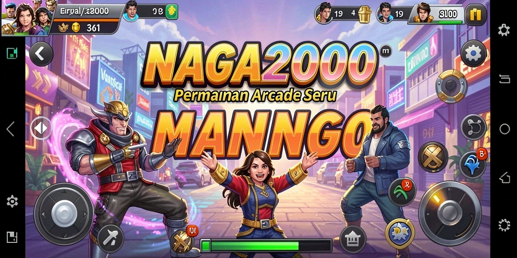 Tampilan gameplay seru dari NAGA2000 yang mendebarkan.