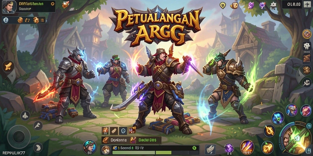 Gameplay seru dalam dunia petualangan ARPG yang menantang.