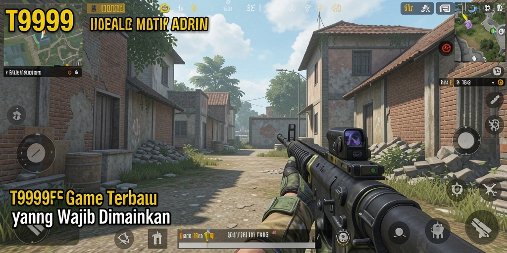 Tangkapan layar dari gameplay <strong>T9999</strong> dengan aksi menembak yang mendebarkan.